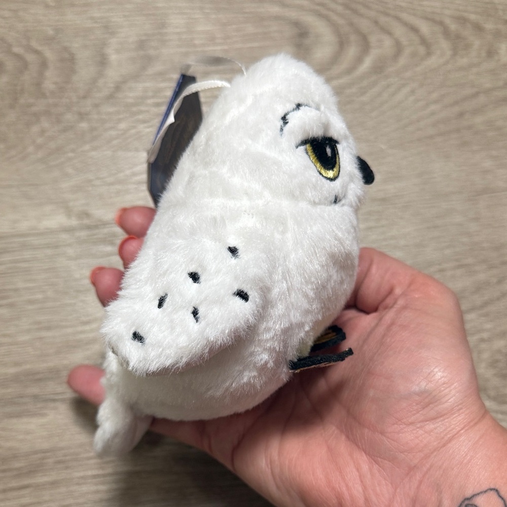 Harry Potter Hedwig White Owl Plush Holiday Ornament - Picture 4 of 6